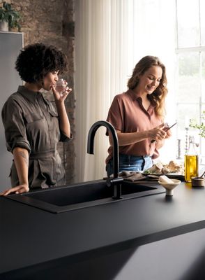 Hansgrohe FilterSystem 210 Aqittura M91 Ausziehausl.1jet mattschwarz Bild 15