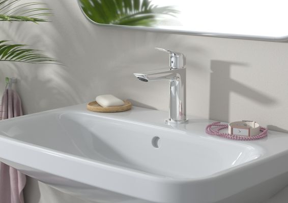 Hansgrohe Fine Einhebel-Waschtischmischer, ComfortZone 110, Push-Open,121 mm, 177 x 121 mm, Farbe chrom Bild 12