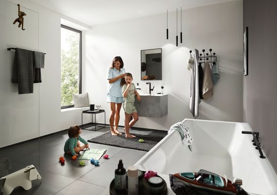 Hansgrohe Waschtischmischer 260 Finoris Highriser matt, Farbe schwarz Bild 9