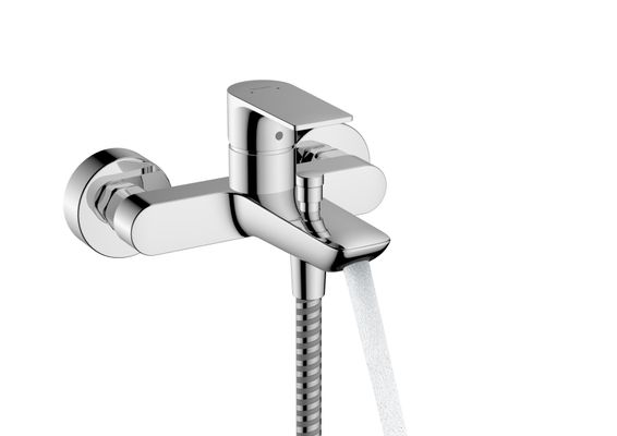 Hansgrohe AP-Wannenmischer, Farbe chrom Bild 2