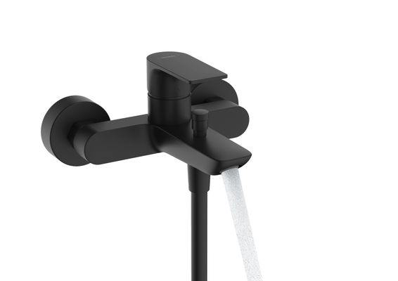 Hansgrohe Wannenmischer Aufputz Rebris E MSW, Farbe schwarz Bild 2