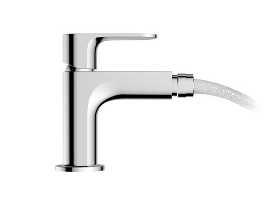 Hansgrohe Bidetmischer Rebris S, mit Zugstangen-Ablaufgarnitur, Farbe chrom Bild 2