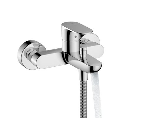 Hansgrohe AP-Wannenmischer, Farbe chrom Bild 2