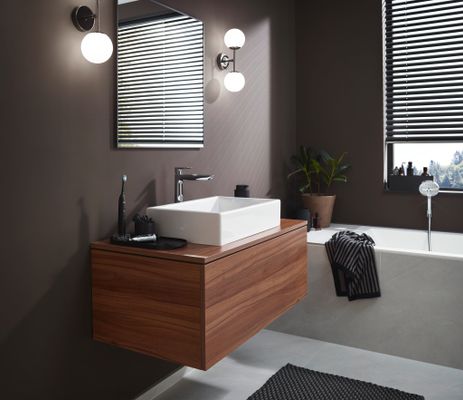 Hansgrohe Einhebel-Waschtischmischer hoch, ComfortZone 240, ohne Ablaufgarnitur, Ausladung 183 mm, 292 x 183 mm, Farbe chrom Bild 3