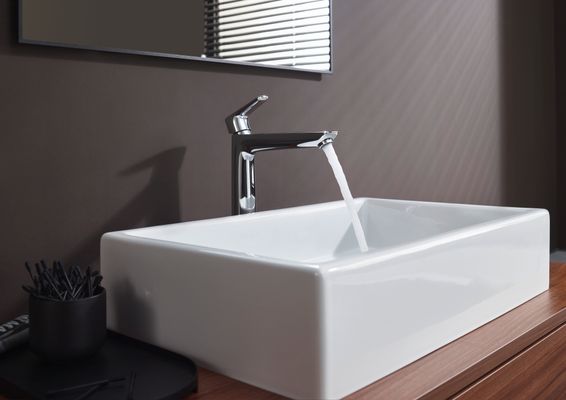 Hansgrohe Einhebel-Waschtischmischer hoch, ComfortZone 240, ohne Ablaufgarnitur, Ausladung 183 mm, 292 x 183 mm, Farbe chrom Bild 11