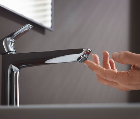 Hansgrohe Einhebel-Waschtischmischer hoch, ComfortZone 240, ohne Ablaufgarnitur, Ausladung 183 mm, 292 x 183 mm, Farbe chrom Bild 13