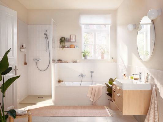 Hansgrohe Einhebel-AP-Brausemischer, Farbe chrom Bild 5