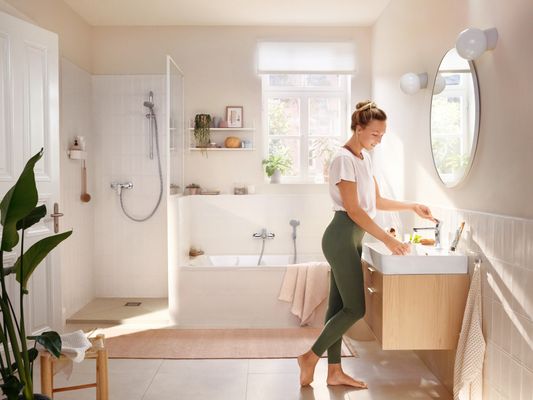 Hansgrohe Einhebel-AP-Brausemischer, Farbe chrom Bild 6