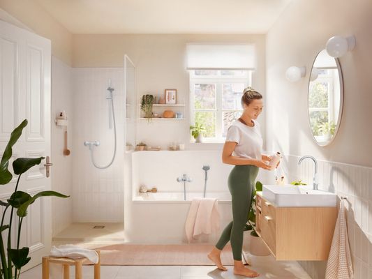 Hansgrohe Einhebel-AP-Brausemischer, Farbe chrom Bild 7