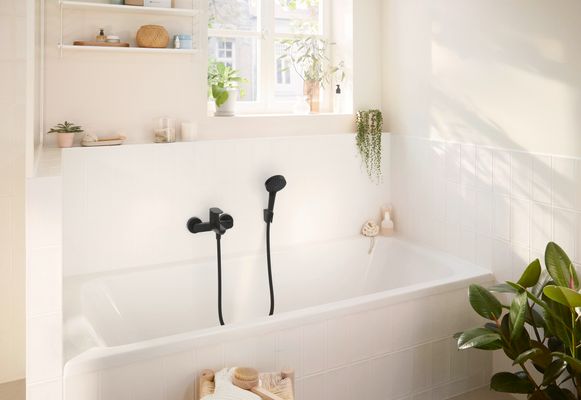 Hansgrohe Wannenmischer Aufputz Rebris S MSW, Farbe schwarz Bild 12
