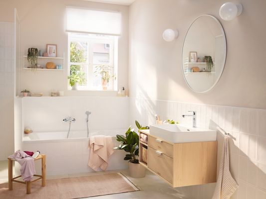 Hansgrohe AP-Wannenmischer, Farbe chrom Bild 8