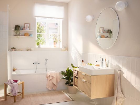 Hansgrohe AP-Wannenmischer, Farbe chrom Bild 10