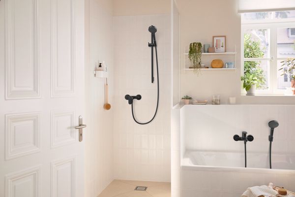 Hansgrohe Wannenmischer Aufputz Rebris S MSW, Farbe schwarz Bild 15