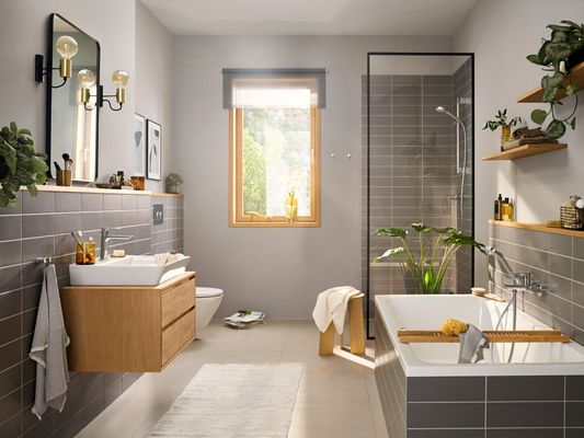 Hansgrohe AP-Wannenmischer, Farbe chrom Bild 4