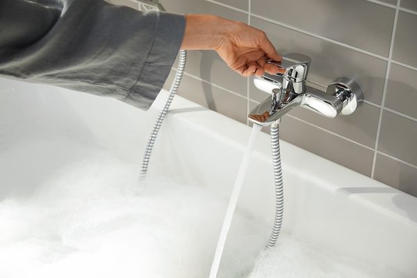 Hansgrohe AP-Wannenmischer, Farbe chrom Bild 7