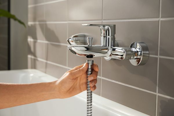 Hansgrohe AP-Wannenmischer, Farbe chrom Bild 9