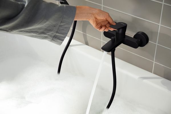 Hansgrohe Wannenmischer Aufputz Rebris E MSW, Farbe schwarz Bild 10