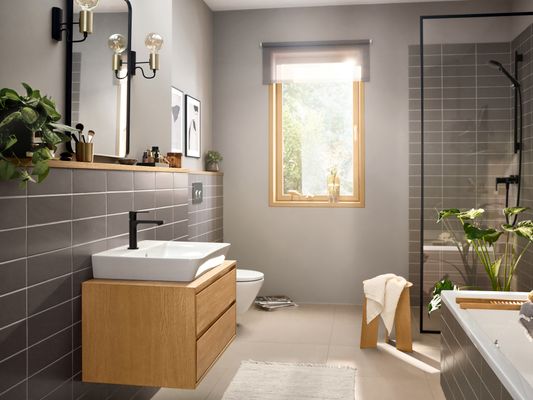Hansgrohe Brausemischer Aufputz Rebris E MSW, Farbe schwarz Bild 8