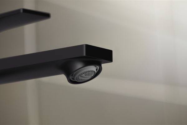 Hansgrohe Waschtischmischer Rebris E 240 CoolStart mit Zugstange MSW, Farbe schwarz Bild 2