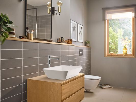 Hansgrohe Waschtischmischer Rebris E 240 CoolStart mit Zugstange, Farbe chrom Bild 9