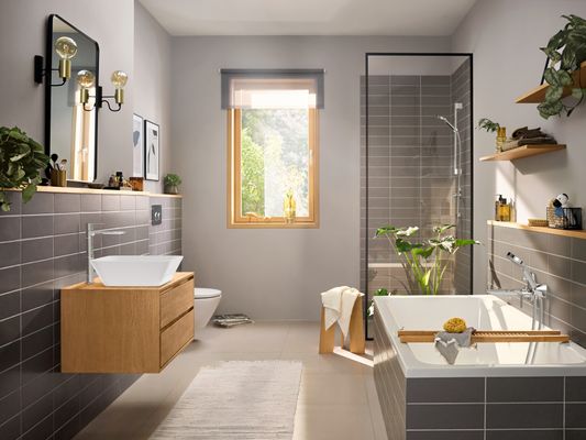 Hansgrohe Waschtischmischer Rebris E 240 CoolStart mit Zugstange, Farbe chrom Bild 10