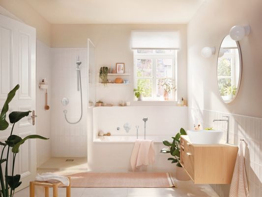Hansgrohe Waschtischmischer Rebris S 240 CoolStart mit Zugstange, Farbe chrom Bild 6