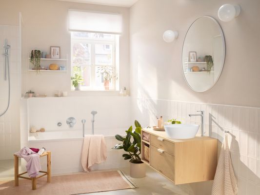 Hansgrohe Waschtischmischer Rebris S 240 CoolStart mit Zugstange, Farbe chrom Bild 8
