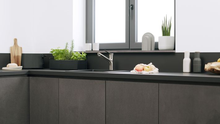 Hansgrohe Spültischmischer 150 Zesis M33 Ausziehbrause 2j sBox lite edelstahl-opt, Farbe silber Bild 6