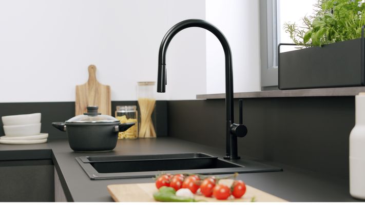 Hansgrohe Spültischmischer 210 Talis M54 Ausziehbrause 2jet sBox matt, 435 mm, Farbe schwarz Bild 19
