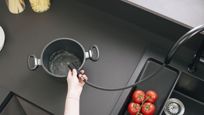 Hansgrohe Spültischmischer 210 Talis M54 Ausziehbrause 2jet sBox matt, 435 mm, Farbe schwarz Bild 25