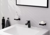 Hansgrohe Zahnputzbecher AddStoris matt schwarz, 94 x 81 x 91 mm, Farbe Schwarz Matt Bild 57