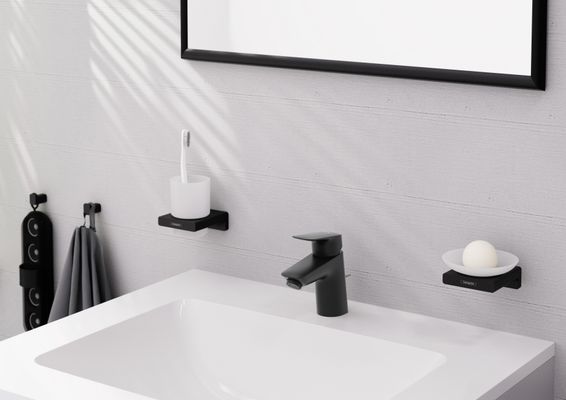 Hansgrohe Seifenschale AddStoris, 52 x 107 x 109 mm, Farbe schwarz Bild 29