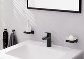 Hansgrohe Zahnputzbecher AddStoris matt schwarz, 94 x 81 x 91 mm, Farbe Schwarz Matt Bild 11