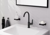 Hansgrohe Zahnputzbecher AddStoris matt schwarz, 94 x 81 x 91 mm, Farbe Schwarz Matt Bild 12