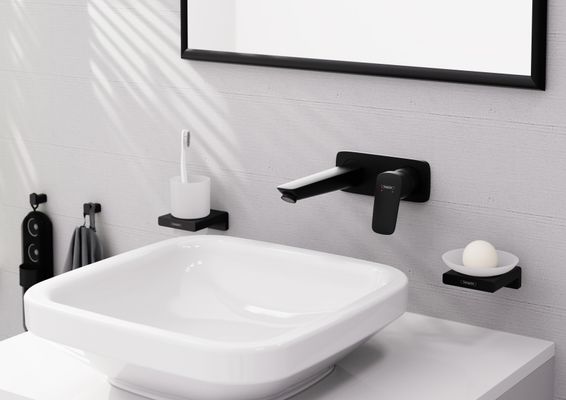 Hansgrohe Seifenschale AddStoris, 52 x 107 x 109 mm, Farbe schwarz Bild 38