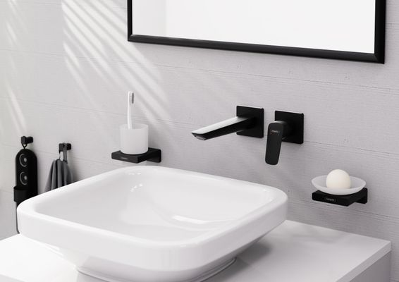 Hansgrohe Seifenschale AddStoris, 52 x 107 x 109 mm, Farbe schwarz Bild 39