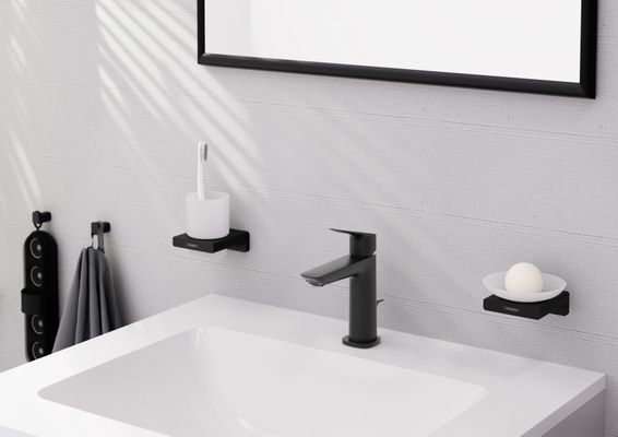 Hansgrohe Seifenschale AddStoris, 52 x 107 x 109 mm, Farbe schwarz Bild 40