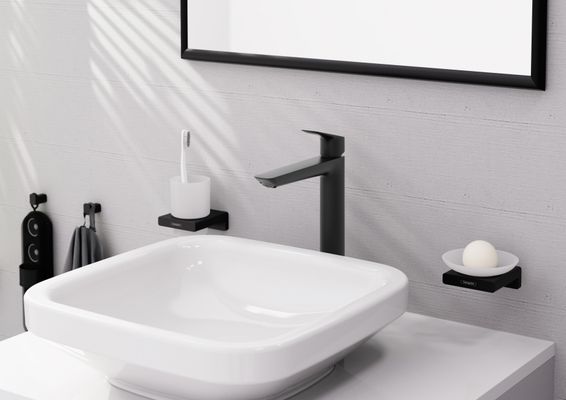 Hansgrohe Seifenschale AddStoris, 52 x 107 x 109 mm, Farbe schwarz Bild 42