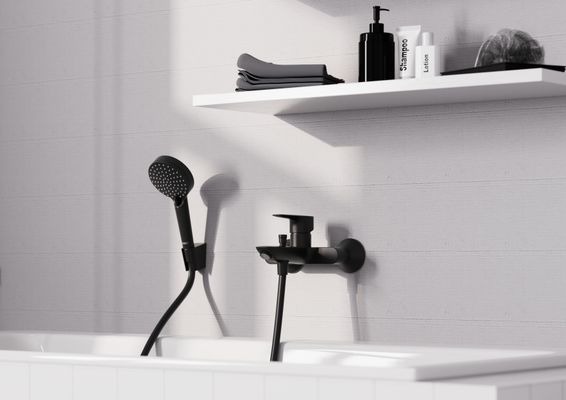 Hansgrohe Handbrause 100 Vernis Blend Vario 2-strahlig, Farbe schwarz Bild 17