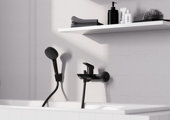 Hansgrohe Handbrause 100 Vernis Blend Vario 2-strahlig, Farbe schwarz Bild 18