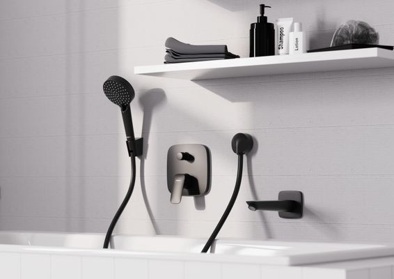 Hansgrohe Handbrause 100 Vernis Blend Vario 2-strahlig, Farbe schwarz Bild 19