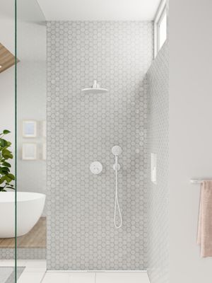 Hansgrohe Handbrause Raindance Select S 120 3jet, Ø, 3-Strahl, 125 mm, Farbe weiß Bild 8