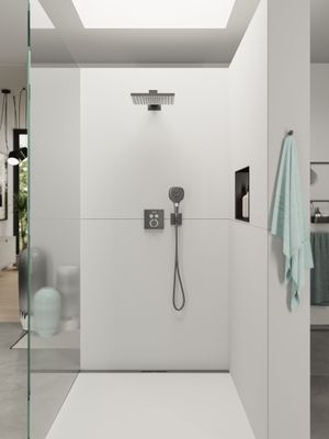 Hansgrohe Handbrause Raindance Select E120 3jet, Ø120 mm, 3-Strahl, Brushed, Farbe black Bild 6