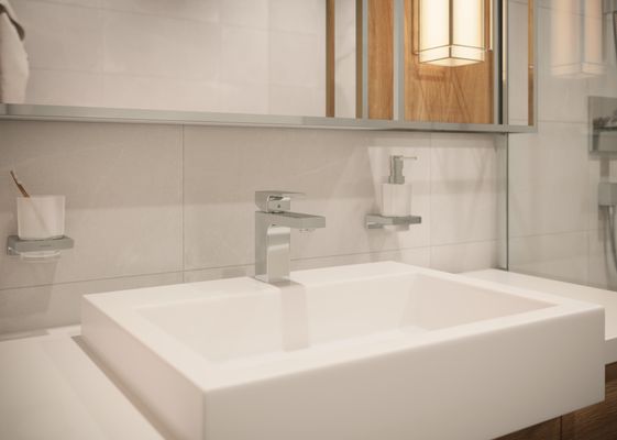 Hansgrohe Zahnputzbecher AddStoris verchromt, 94 x 81 x 91 mm, Farbe chrom Bild 8