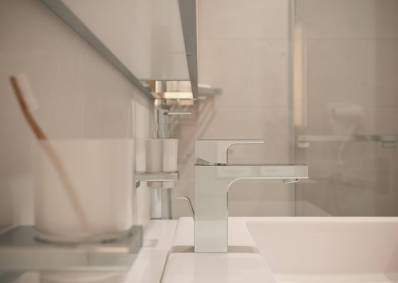 Hansgrohe Zahnputzbecher AddStoris verchromt, 94 x 81 x 91 mm, Farbe chrom Bild 9