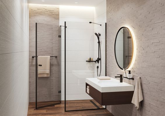 Hansgrohe Brauseset Vernis Blend Vario, mit Unica S Puro Typ 65 matt, Farbe schwarz Bild 17