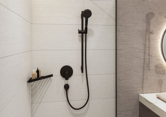 Hansgrohe Brauseset Vernis Blend Vario, mit Unica S Puro Typ 65 matt, Farbe schwarz Bild 18