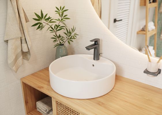 Hansgrohe Zahnputzbecher AddStoris brushed, 94 x 81 x 91 mm, Farbe black chrome Bild 11