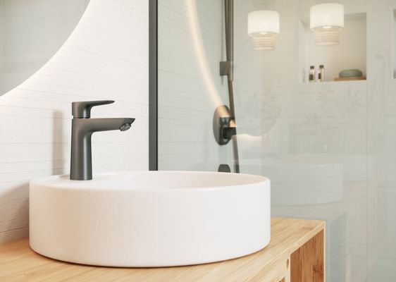 Hansgrohe Waschtischmischer 110 Talis E BBC, Farbe black chrome Bild 16