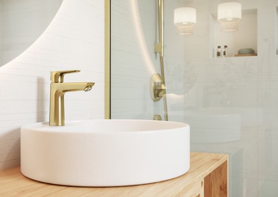 Hansgrohe Waschtischmischer 110 Talis E PGO, Farbe gold Bild 8